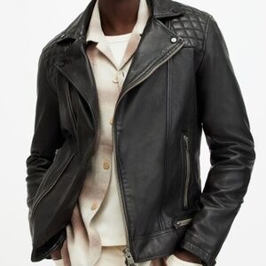 All Saints Conroy Leather Biker Jacket